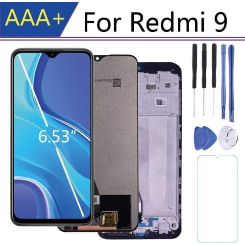 6.53 lnch For xiaomi redmi 9 display Touch Screen For Xiaomi Redmi 9 lcd Digitizer Assembly Parts Repair For redmi 9 Screen
