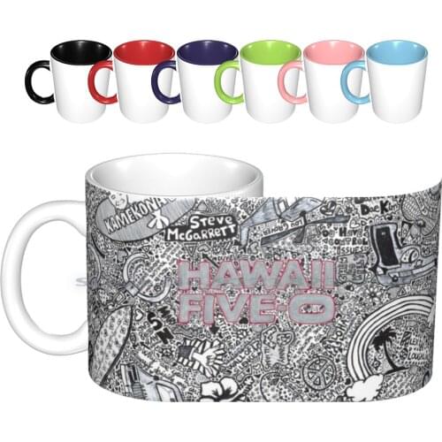 Hawaii Five-0 Ceramic Mugs Coffee Cups Milk Tea Mug H50 Hawaii Five 0 Hawaii Five O Steve Mcgarrett Alex Oloughlin Caan Daniel
