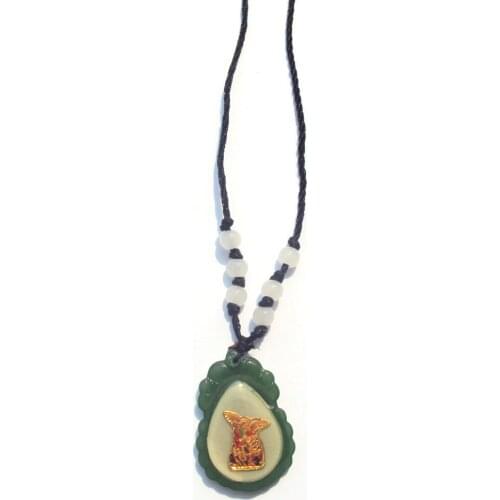 Jadeite multicolour gold Pure Burma Inlaid With Natural Hetian Glaze Pendant Girl Queen Free black rope