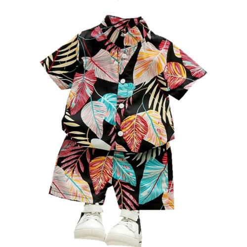 Boys clothing sets summer kids fashion cotton fashion shirts+shorts 2pcs wedding suits for baby boys children holiday clothes