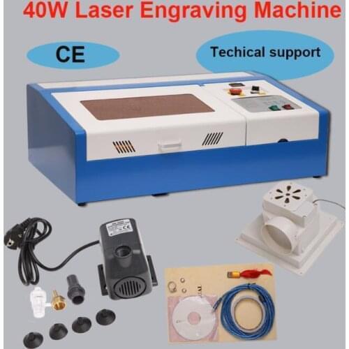 Laser Engraving Machine 40W CO2 LASER Engraver USB Port For Acrylic, Wood, Other Materials