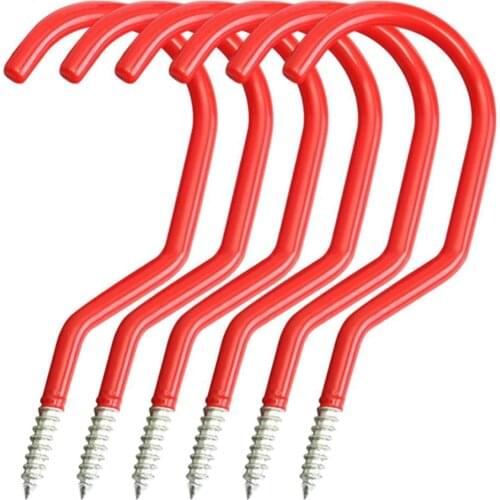 40%HOT 6Pcs Bicycle Cycling Bike Garage Wall Mount Storage Hook Hanger Stand Bracket