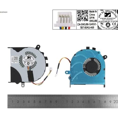 New laptop CPU For Dell Inspiron 15 7558 7568 7347 7348 13-7000 7353 7359 7758 P57G Laptop Fan N/A