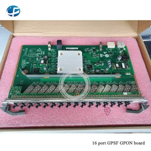 Original HUA WEI GPSF 16-port GPON Board With 16 PCS B+ C+ C++ SFP Modules For MA5800-X7 MA5800-X15 MA5800-X17 OLT