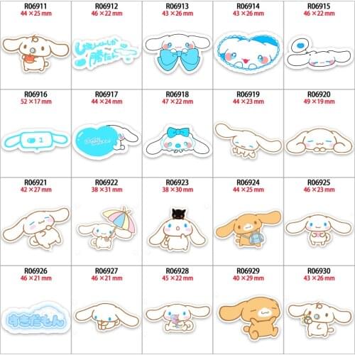 Planar resins 30 Pcs dog Cartoon pattern flatback resin cabochon DIY materials