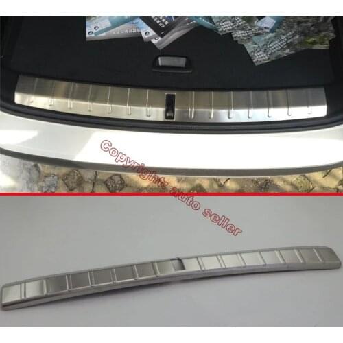 Stainless Steel Interior Inner Rear Bumper Sill Protector For BMW F48 X1 2016 2017