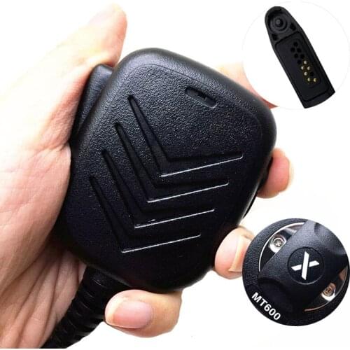 MT-600 MT600 Handheld Microphone Mic Speaker for Walkie Talkie Moto Motorola GP328 GP338 PLUS GP344 GP388 PRO5150 Elite Radio