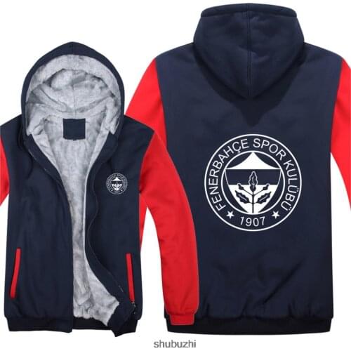 Turkey Fenerbahce SK Hoodies Pullover Winter Men Coat Casual Thick Fleece Popular Fenerbahce SK Sweatshirts