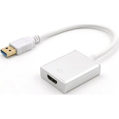 External Video Card Multi Monitor Adapter USB 3.0 to 1080p HDMI-compatible Adapter USB Type A Male External Video Card