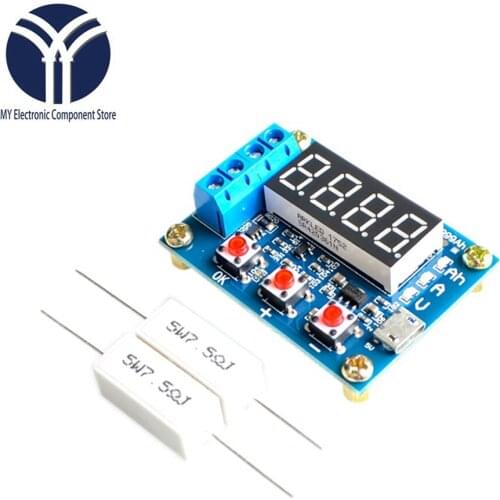 ZB2L3 Battery Tester LED Digital Display 18650 Lithium Battery Power Supply Test Resistance Lead-acid Capacity Discharge Meter