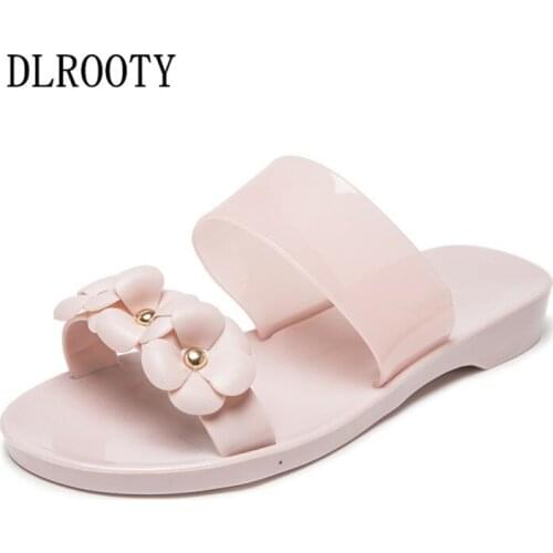 Women Slippers Sandals Flip Flops 2018 New Summer Fashion Flower Breathable Non-slip Flat Shoes Slides Lady Casual Female