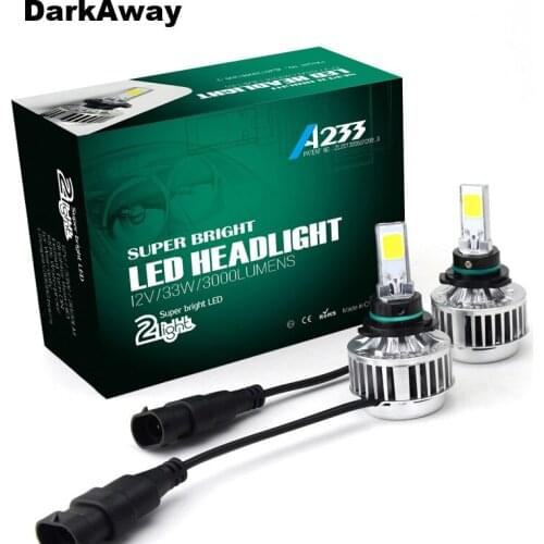 1set 66W COB Chips Car H7 H1 LED Headlight H8 H9 9005 HB3 HB4 9006 H11 LED Headlight Bulbs Headlamp 6000LM LED Car Headlight Kit