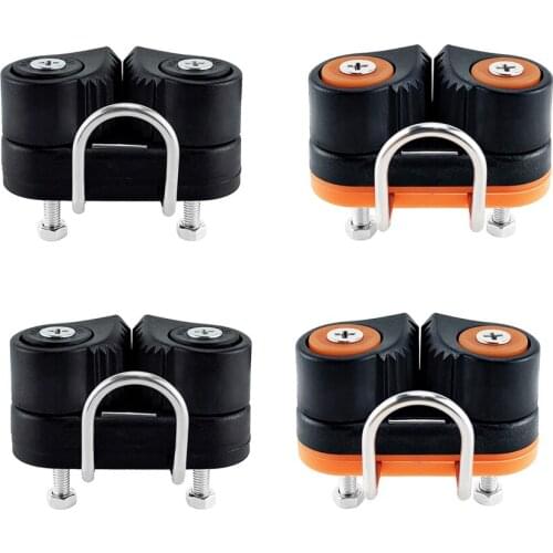 4 Pieces Composite Kayak Sailboat Cam Cleat Fast Entry For 3-12mm Rope