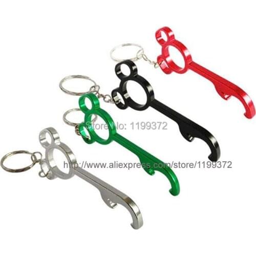 500pcs mini mickey bottle Beer Can opener keychain Key Chain bottle openers metal wedding gift key chain Can Do LASER LOGO