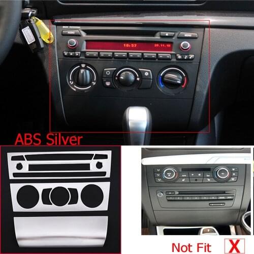 ABS Center Control Volume Air Vent Outlet Trim For BMW 1 Series E81 2007-2011