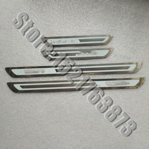 Car styling accessories For Volkswagen Passat B6 B7 2011-2020 stainless steel Original Ultra-thin Door sill scuff plate covre