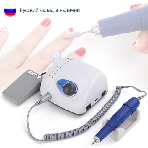 Strong 210 105L Nail Drill 65W 35000 Machine Cutters for Manicure Electric Nail Drill Milling Manicure Machine Polish Nail File