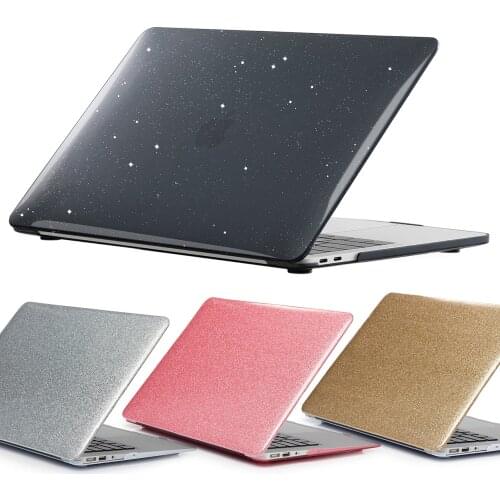 Shine Glitter Laptop Case For MacBook Pro Retina Air 11 12 13 15 16 inch,for Mac M1 chop 13.3 A2337 A2338 Touch Bar Cover shell
