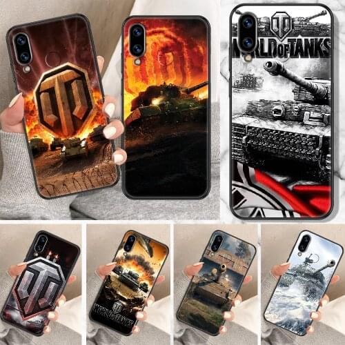 Game World of Tanks Phone Case For Huawei Honor 6A 7A 7C 8A 8X 8 9 9X 10 10i 20 Lite Pro black silicone shell soft funda luxury