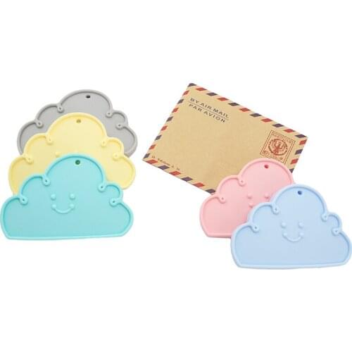 Chenkai 10PCS BPA Free Silicone Cloud Teether Sensory Chewable Pacifier For DIY Infant Silicone Bracelet Necklace Pendant Toy