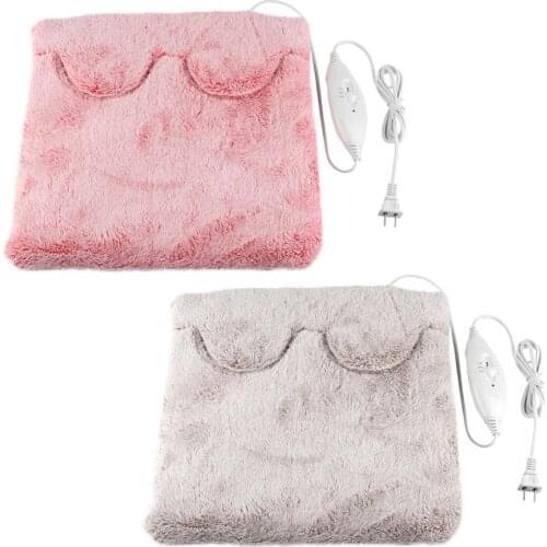 Electric Heating Pads Flannel Slippers Electric Foot Heater Flannel Heating Pad Cushion for Feet Hands Body Electrique Foot Warm