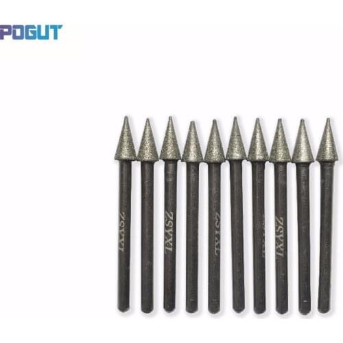 Hot Selling Diamond Conical Grinding Head, Hole Grinder, Countersink for grinding jade, stone, glass