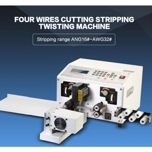 JL-800-MT Electronic Wire Cable Twist Machine Automatic Wire Cutting Stripping Twisting Machine