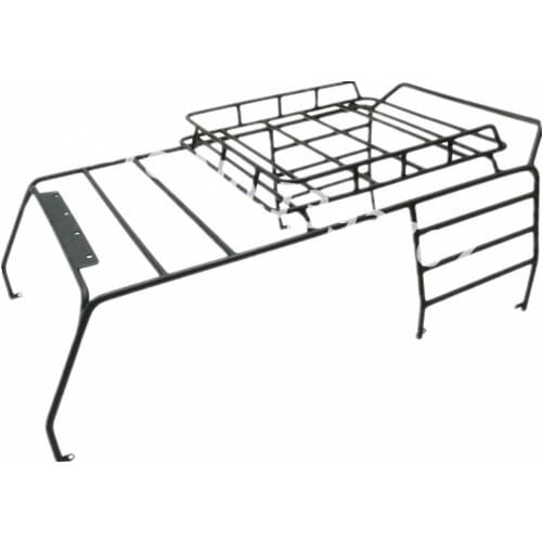 1/10 Adventure Defender Simulation Roof Racks For AXIAL SCX10 D90 Crawler Luggage Rack Tray Climbing RC Cars Metal Luggage Rack