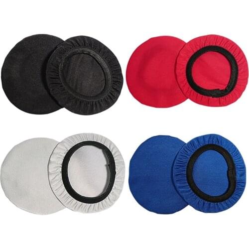 Reusable Hygienic Universal Soft Washable Headphones Elastic Protective Dust Proof Earpad Covers Non Woven Cloth Durable