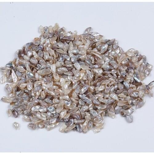 5-6mm Small Size Genuie Irregular Keshi Pearl Manicure DIY Nail Art Materials Jewelry Inlay Decoration 500g