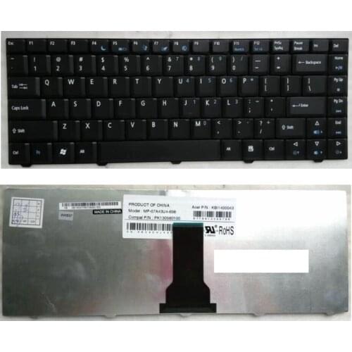 US Black New English Replace laptop keyboard For Acer For emachines D520 D720 E520 E720
