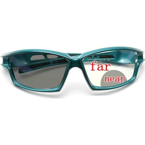 Outdoor Transition Photochromic Rectangular Frame Bifocal Reading Glasses For Men Women Sports Driving Sunglasses Readers UV NX