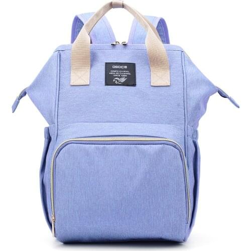 OSOCE Unisex Water-Repellent Polyester Baby Clothes Diaper Nappy Milk Powder Bottle Travelling Storage Bag Mommy Daddy Backpack