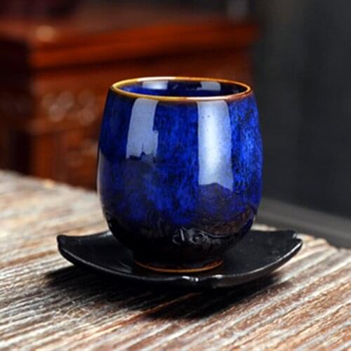 Kiln Change Porcelain Water Mug Big Size Ceramic Tea Cup Home Tea Bowl TeaCup