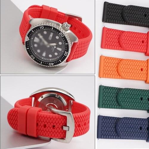 TPU Rubber Watchband 20MM 22MM Quick Release Straps For Samsung Galaxy Active 2 42mm 46mm Huawei honor watch GT/2/2e/Pro Band