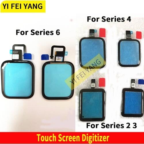 5Pcs 100%Teste 38mm 42mm Touch Screen Digitizer For Apple Watch Series 2 3 4 S2 S3 LCD Front Glass Sensor Panel Cover With Flex