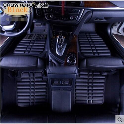 CHOWTOTO AA Custom Special Floor Mats For Peugeot 508 408 407 308 307 301 206 207 RCZ Waterproof Easy To Clean Carpets Carmat