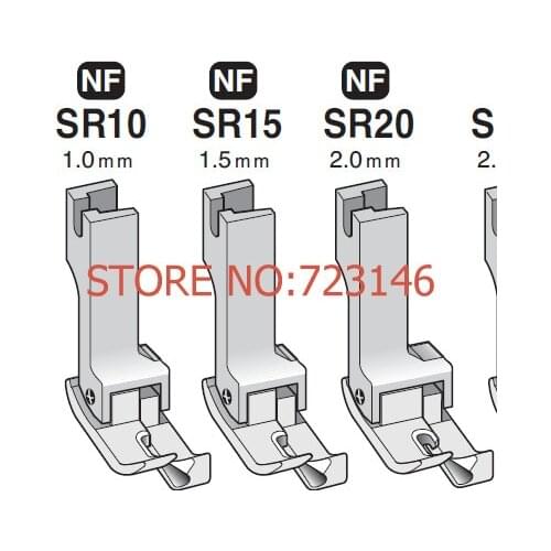 SR20 2.0 MM SUISEI RIGHT COMPENSATING FOOT for Brother seiko singer durkopp siruba TYPICAL PFAFF JUKI MITSUBISHI KANCAI JACK