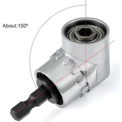 Right Angle Drilling Corner Screwdriver Holder Drill Bit 105 Degree Extension Shank J2Y