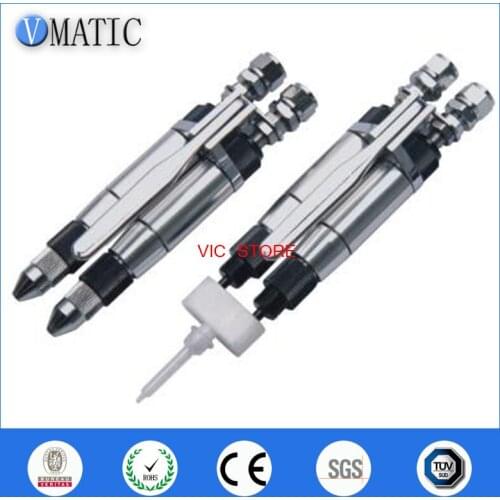 High Quality AB Component Epoxy Dispensing Valve Pneumatic Glue Dispensing Valve Manual Valve AB Two Liquid Dispensing Valve