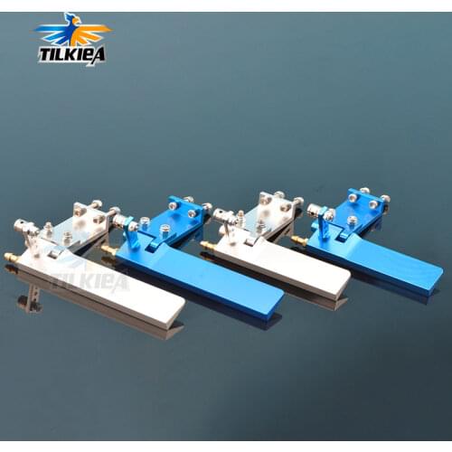 1pc High Precision Aluminum 75/95mm Water Rudder for RC Boat Fits Electric Boat Small Methanol Boat Within 60/85cm In Length