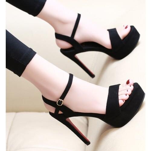 2020 platform sandals peep toe high heels sandals women Ankle Strap Shoes Gladiator Party Dress Wedding Shoes heels