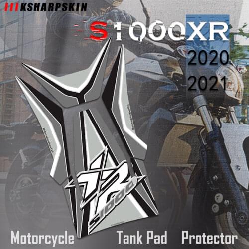 For BMW S1000XR 2020-2021 s1000 xr Motorcycle 3D Edge Gel Fuel Tank Pad Stickers Gas Fuel Oil Tank Protective Accessories Decals