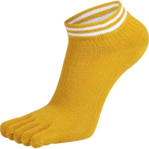 5 pairs/lot cotton socks with toes women girl solid five fingers socks calcetines harajuku ankle socks good quality