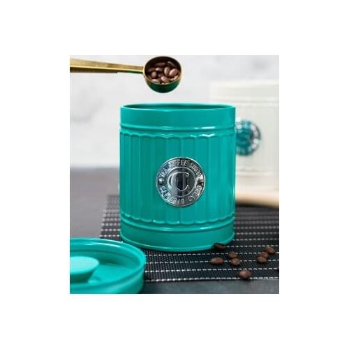 800ml Home Storage Bins for Coffee Bean Tea Milk Powder Metal Storage Food Containers Candy Sugar Honey Jar Kitchen Box