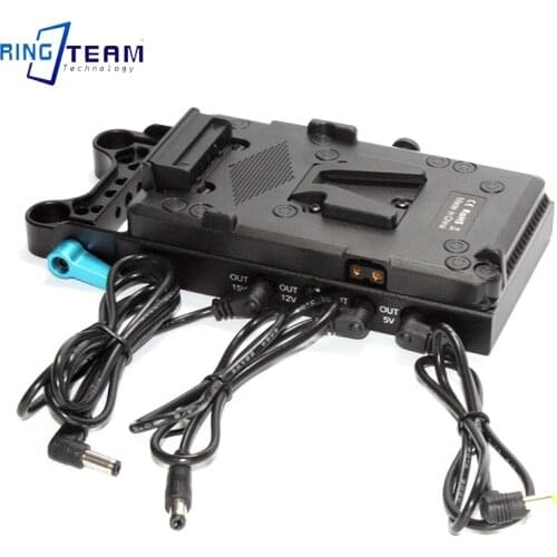 D-TAP Battery Plate Adapter V Mount Plate Multifunctional V-Lock for HD SLR Broadcast Camera