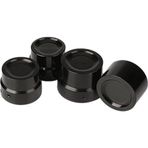 Black Front Rear Axle Nut Cover Axle Caps Bolu for 883 1200 Xl Dyna Fatboy Street Bob Super Glide V-Rod Softail(Pack 4)