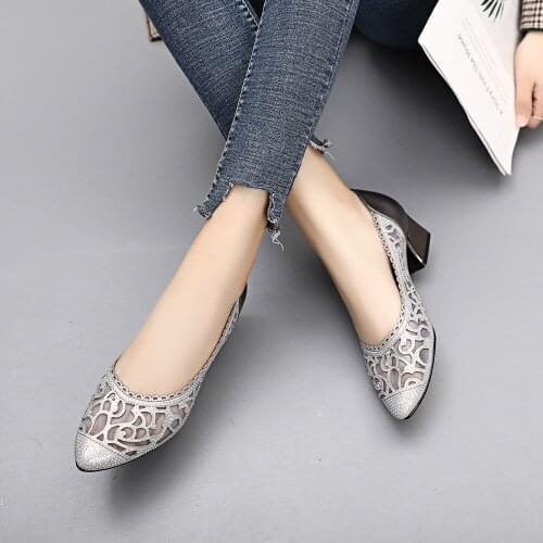 Обувь на среднем каблуке ESOV China At AliExpress