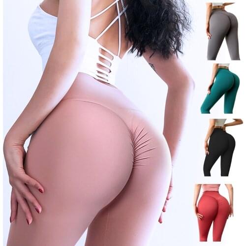 Hot Sale Fitness Female Full Length Leggings Seamless High Waist Hip Lifting Training Sportswear Gym Yoga Pants Running Sports