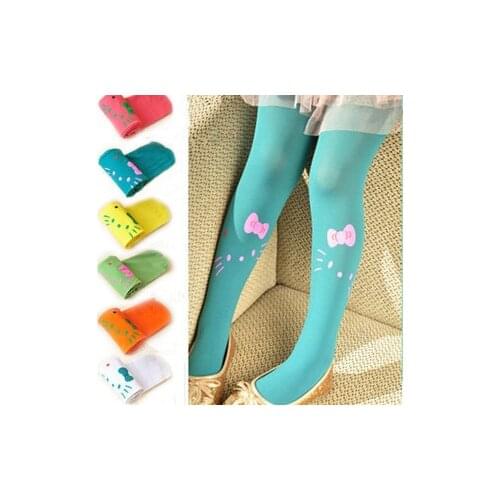 Girls' pantyhose pantyhose velvet tights candy color long tights girls' pants outfits 6 pieces /lot